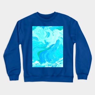 Ocean Waves Crewneck Sweatshirt